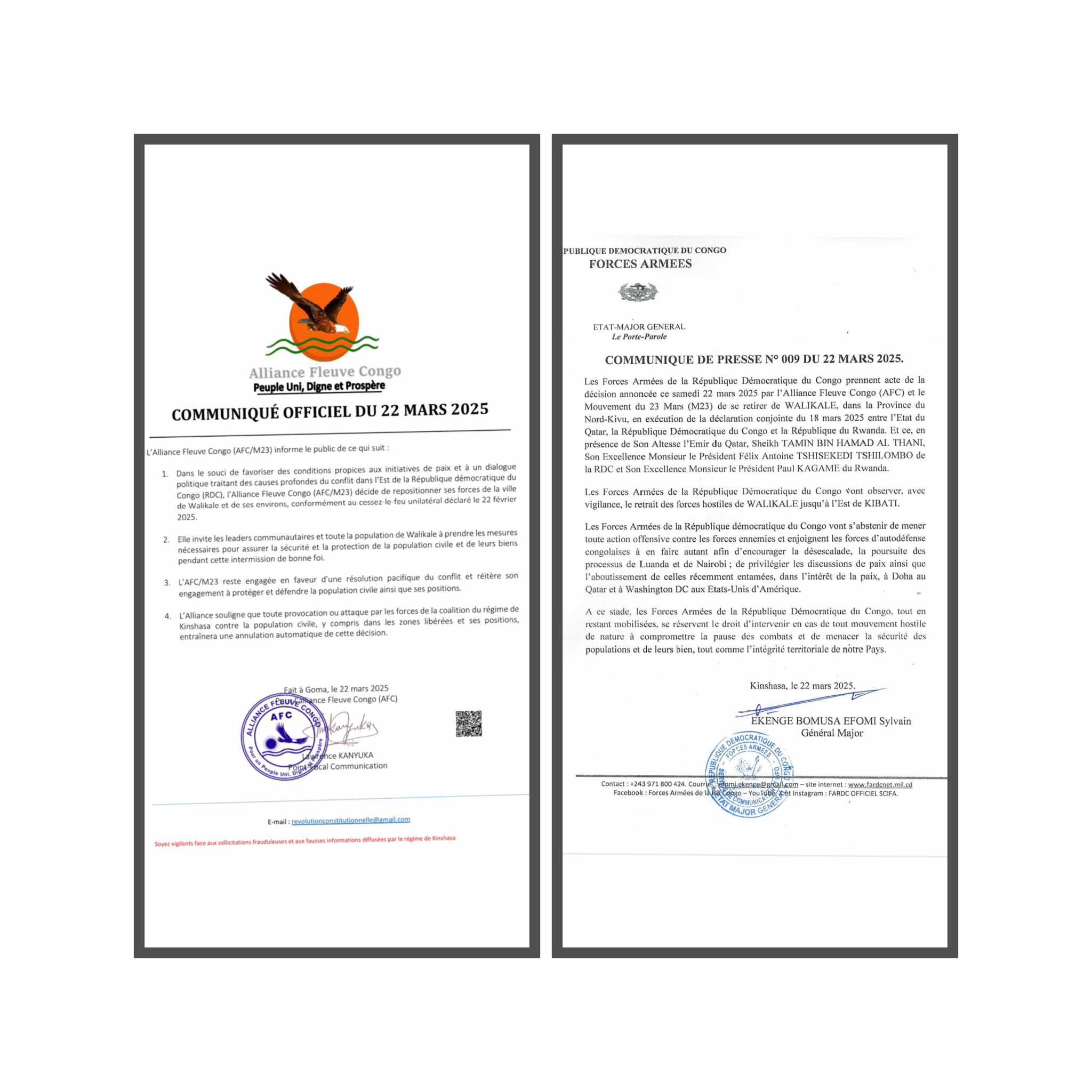 Parlerons-nous de la voie diplomatique pour faire taire les armes en RDC ?