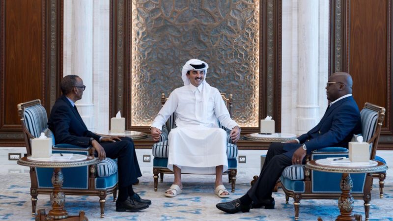 Kagame et Tshisekedi se sont entretenus au Qatar