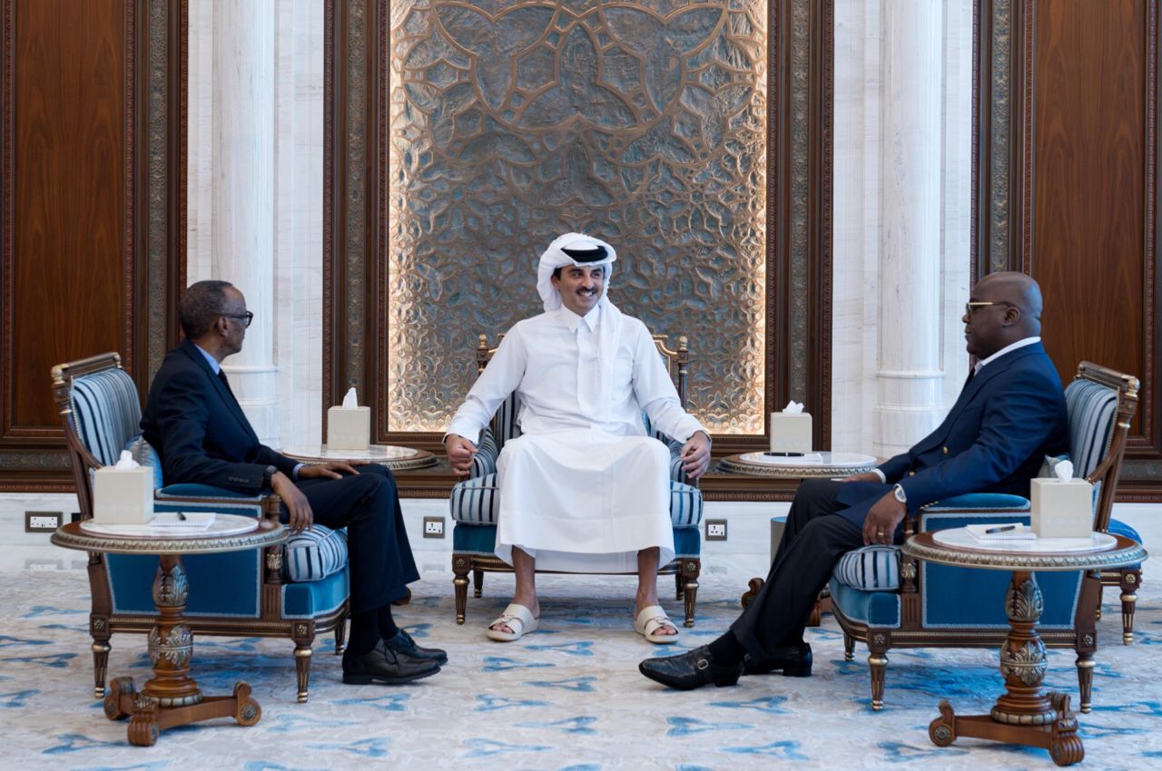 Kagame et Tshisekedi se sont entretenus au Qatar