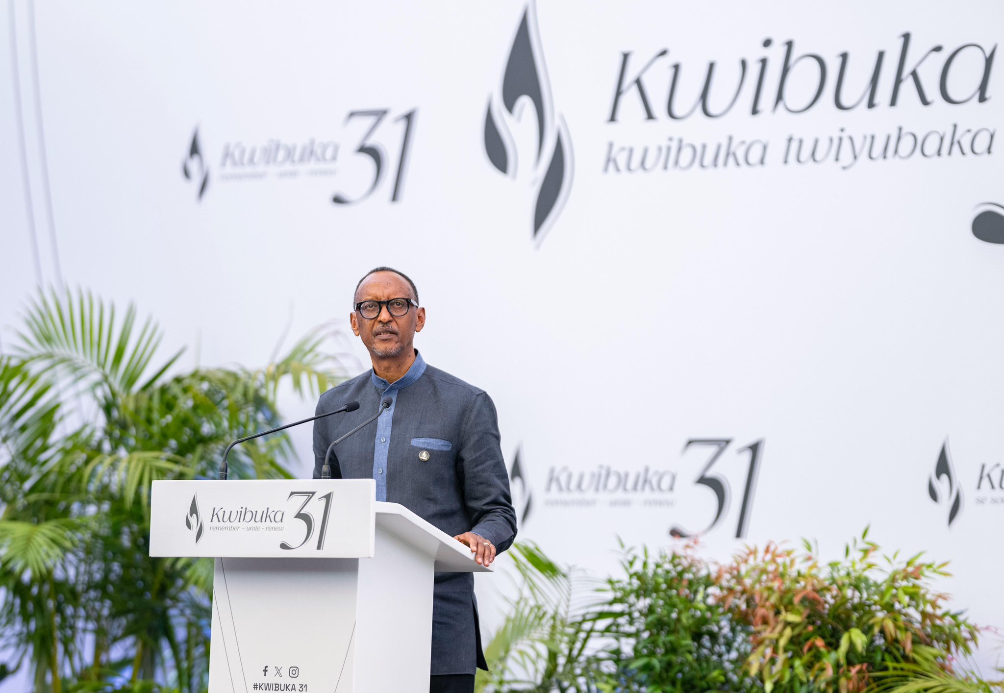 Le passé douloureux et le présent cruel sont des jumeaux – Le Président Kagame