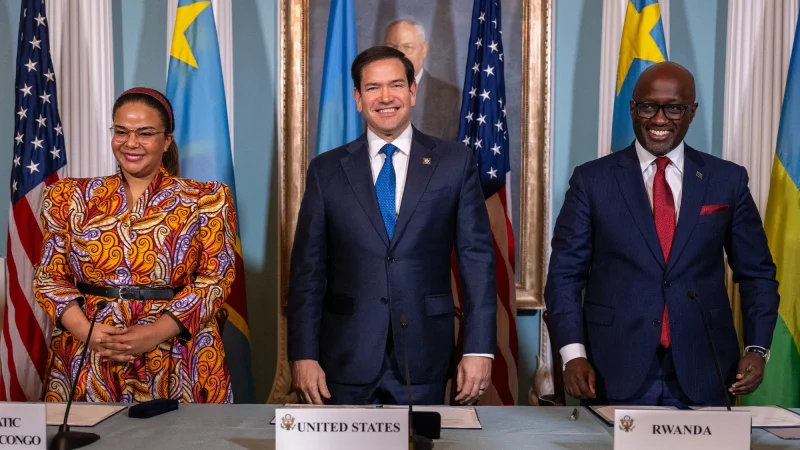 Le Rwanda et la RDC signent une déclaration de principes pour la paix à Washington
