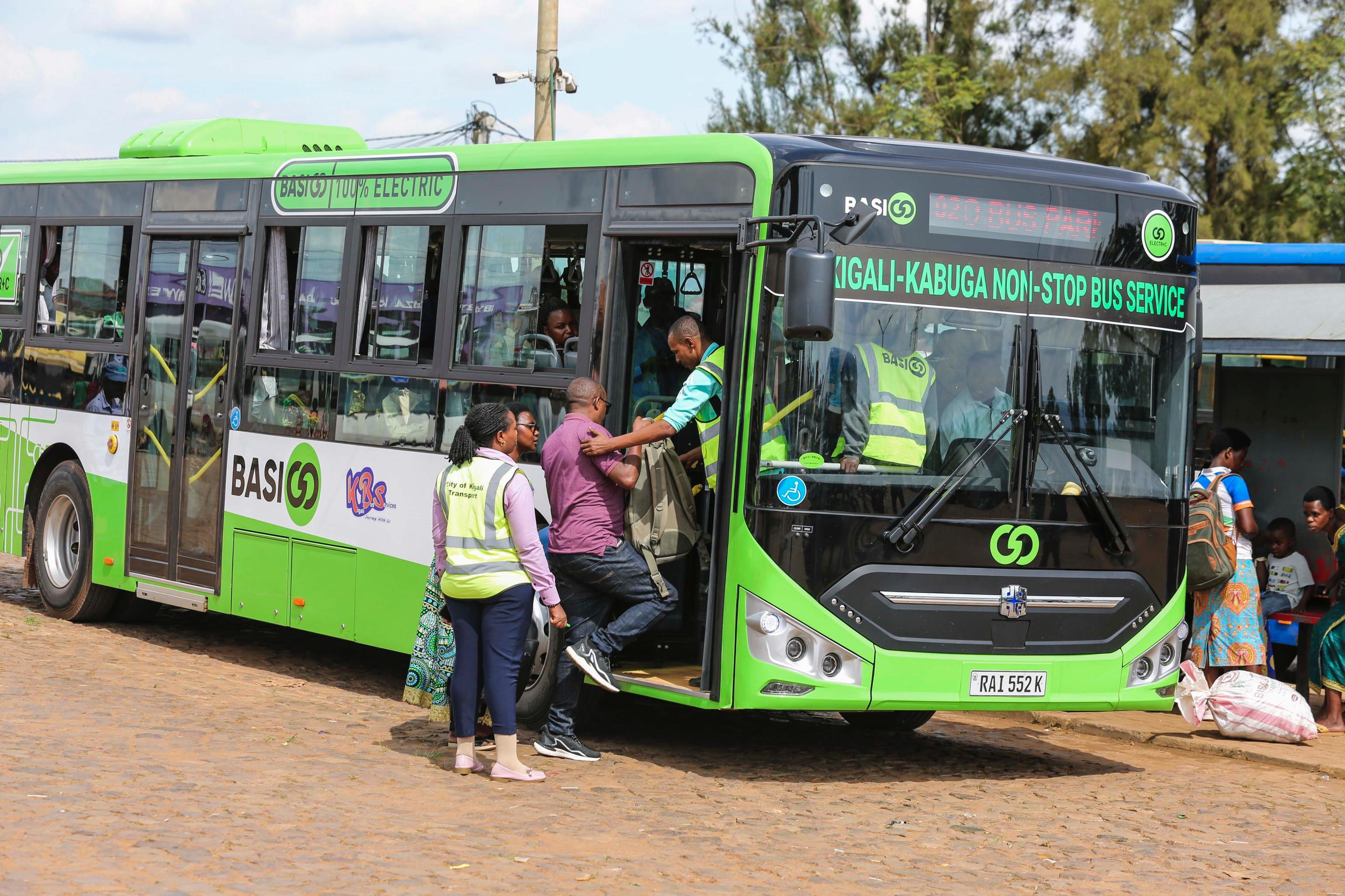 Kigali lance un projet pilote de bus électriques sur la ligne Nyabugogo–Kabuga