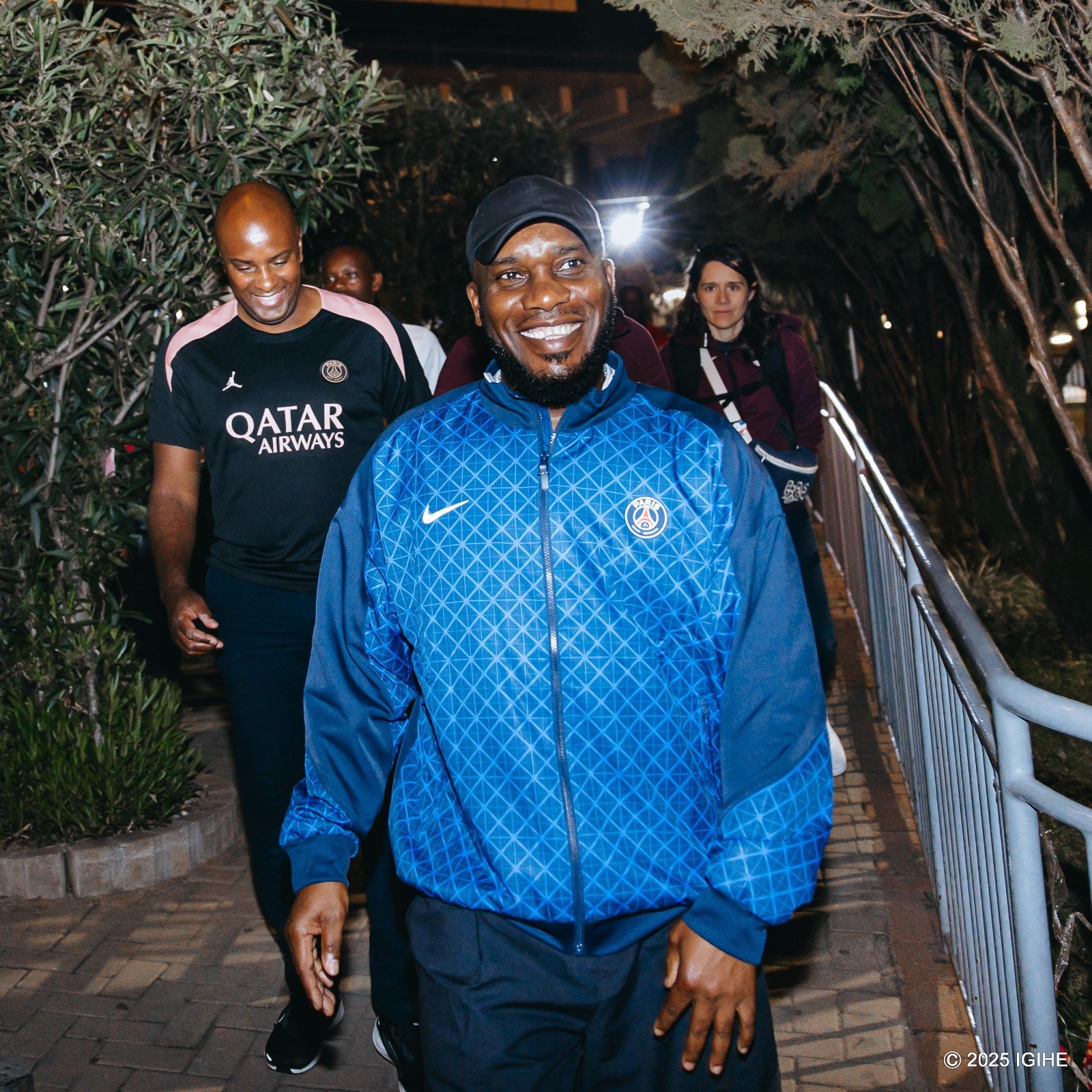 Okocha et Domi sont au Rwanda dans le cadre du partenariat Visit Rwanda avec le PSG