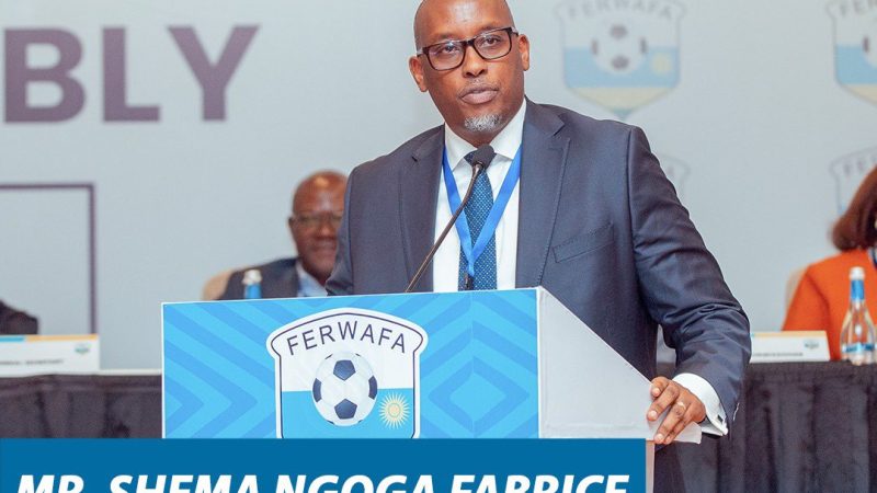 Shema Ngoga Fabrice prend les rênes de la FERWAFA : la “Dream Team” en action