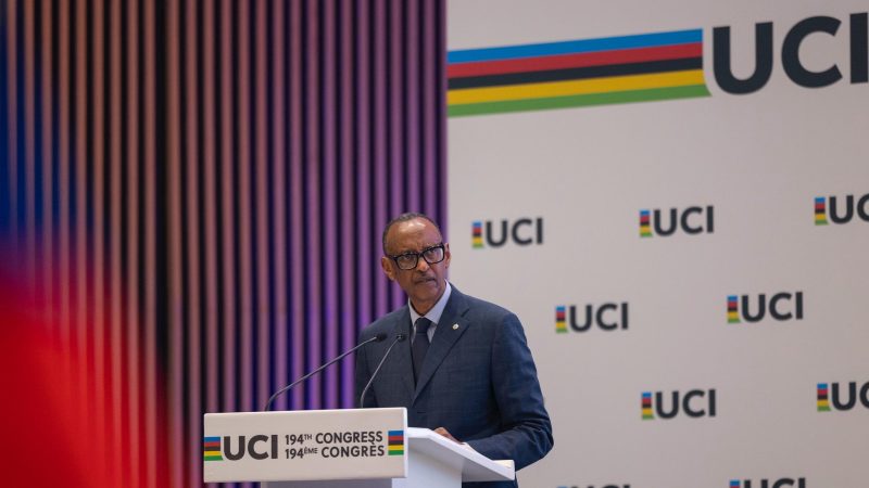 Le Président Kagame ouvre le  Congrès de l’UCI et célèbre une première historique pour l’Afrique