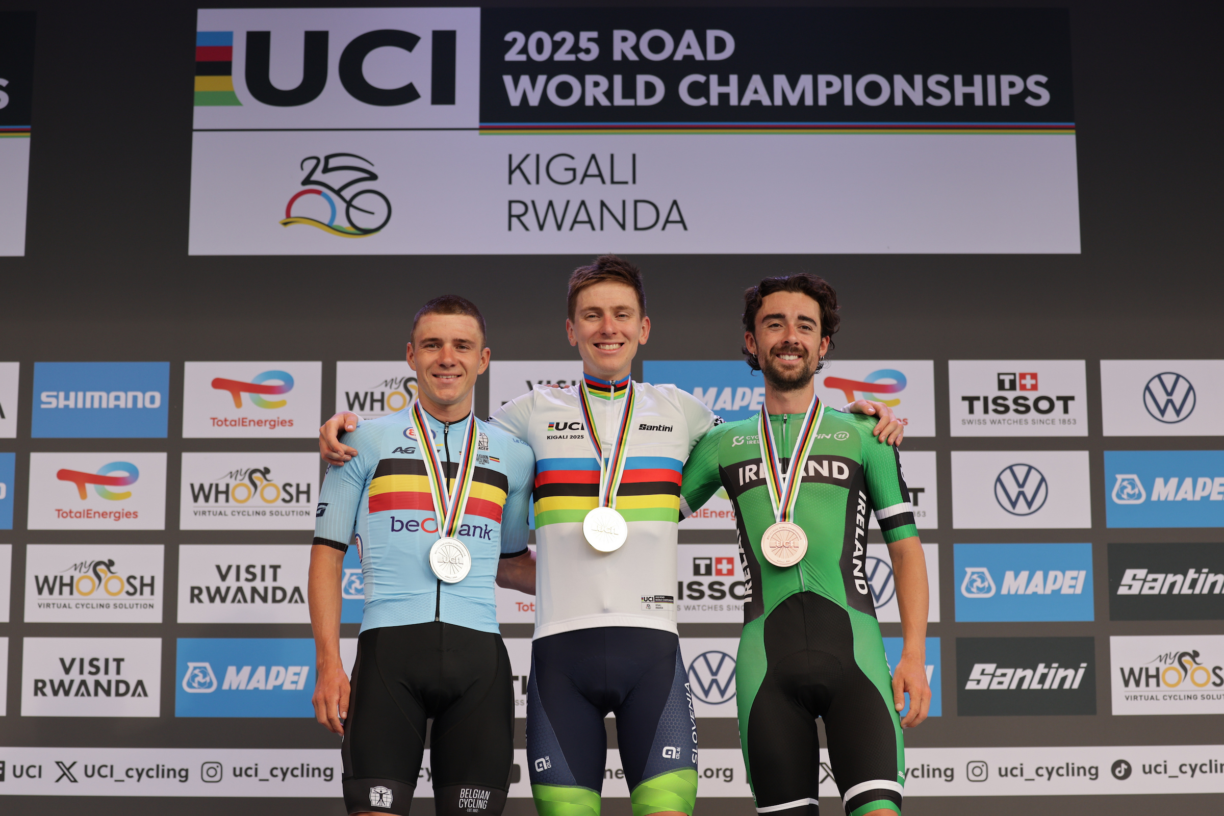Kigali 2025: Tadej Pogačar conserve son titre mondial dans une finale historique