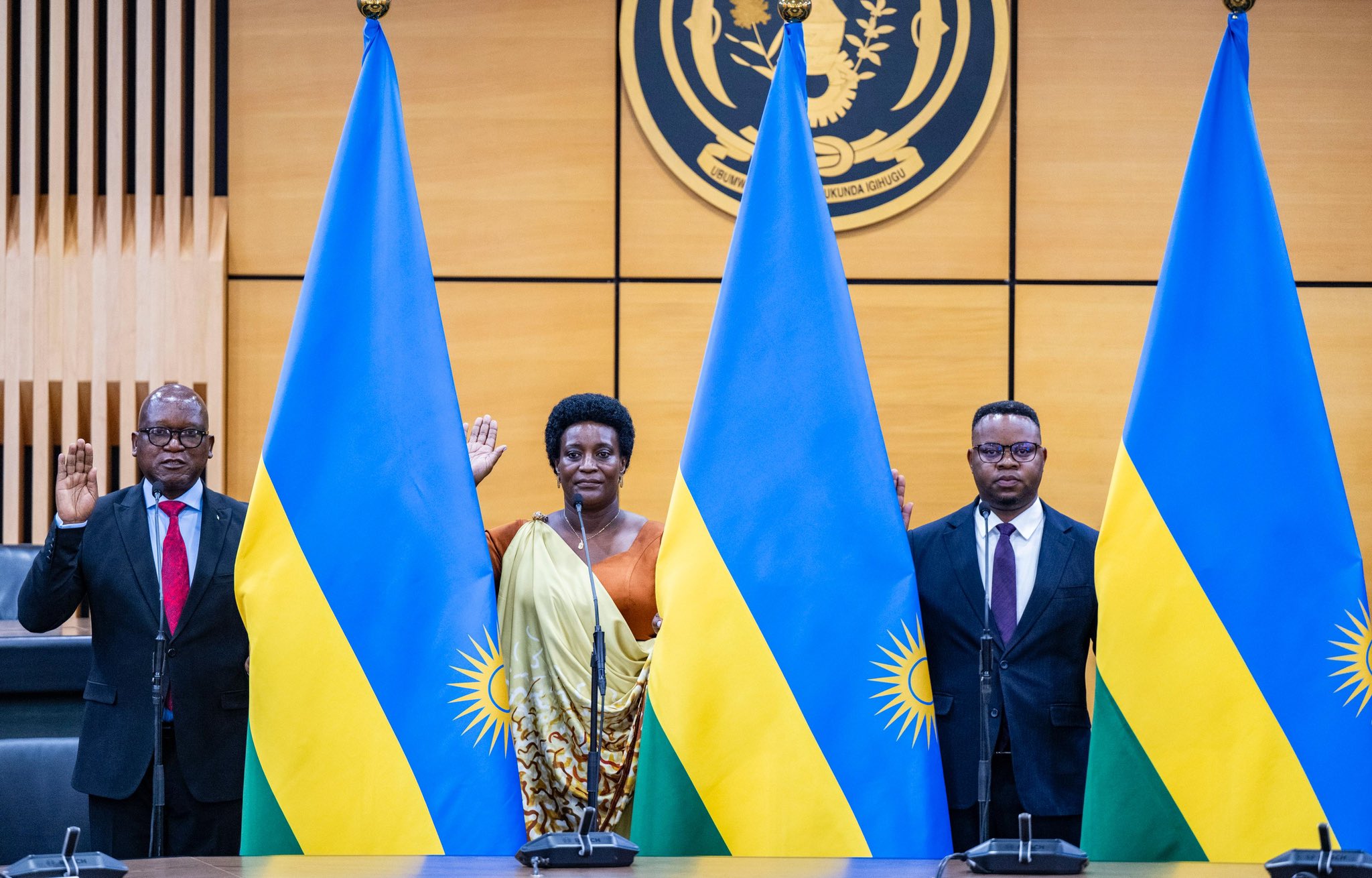 Le président Kagame préside la cérémonie de prestation de serment de nouveaux membres du gouvernement