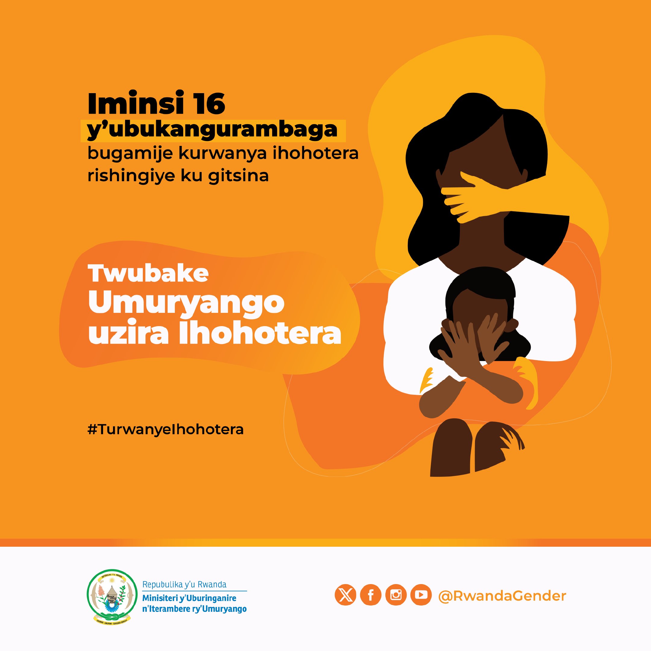 Mettre fin aux violences: le Rwanda rejoint la mobilisation mondiale de 16 jours
