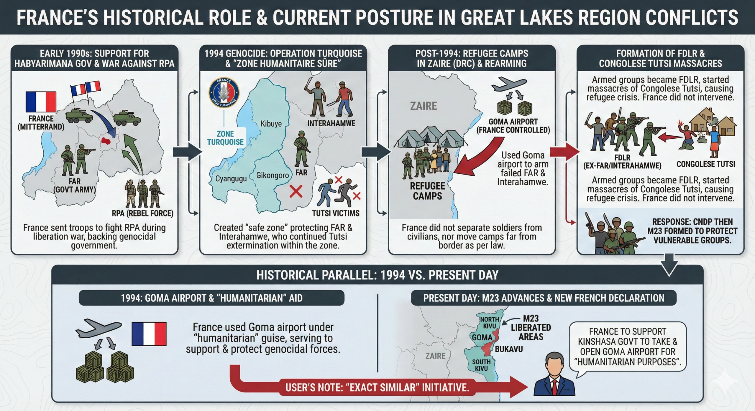 L’Ombre du Passé: La France et la Tragédie Récurrente des Grands Lacs