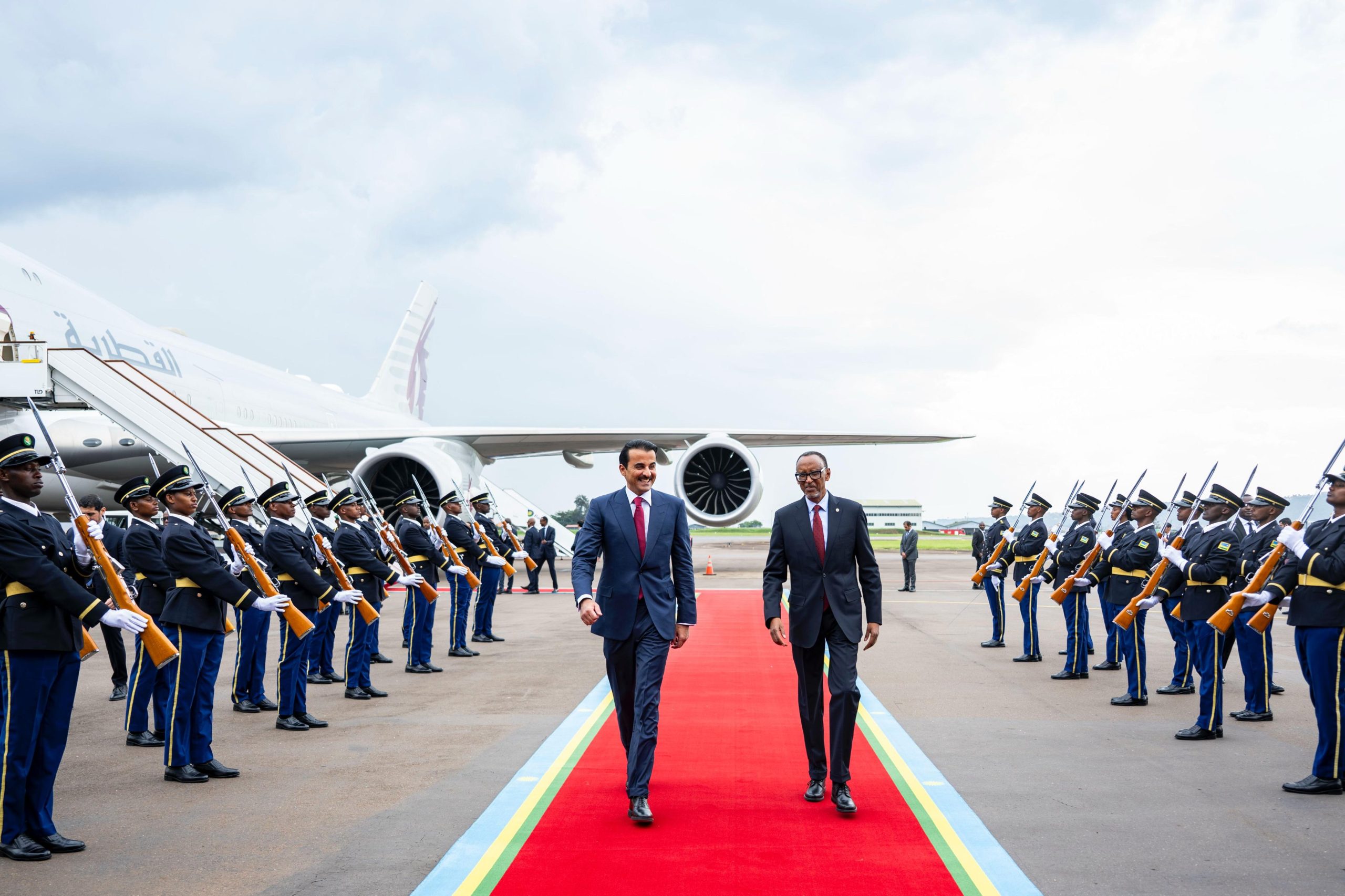Visite de l’Émir du Qatar au Rwanda: le Président Kagame lui offre des vaches