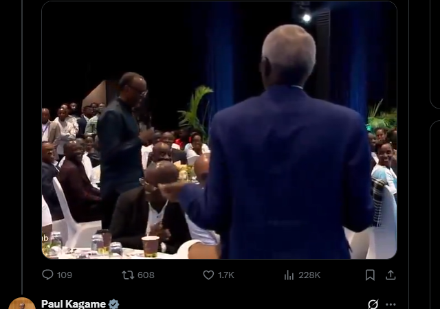 Débat sur le retard de l’Afrique: Le président Kagame s’accorde avec l’internaute Lonzen Rugira