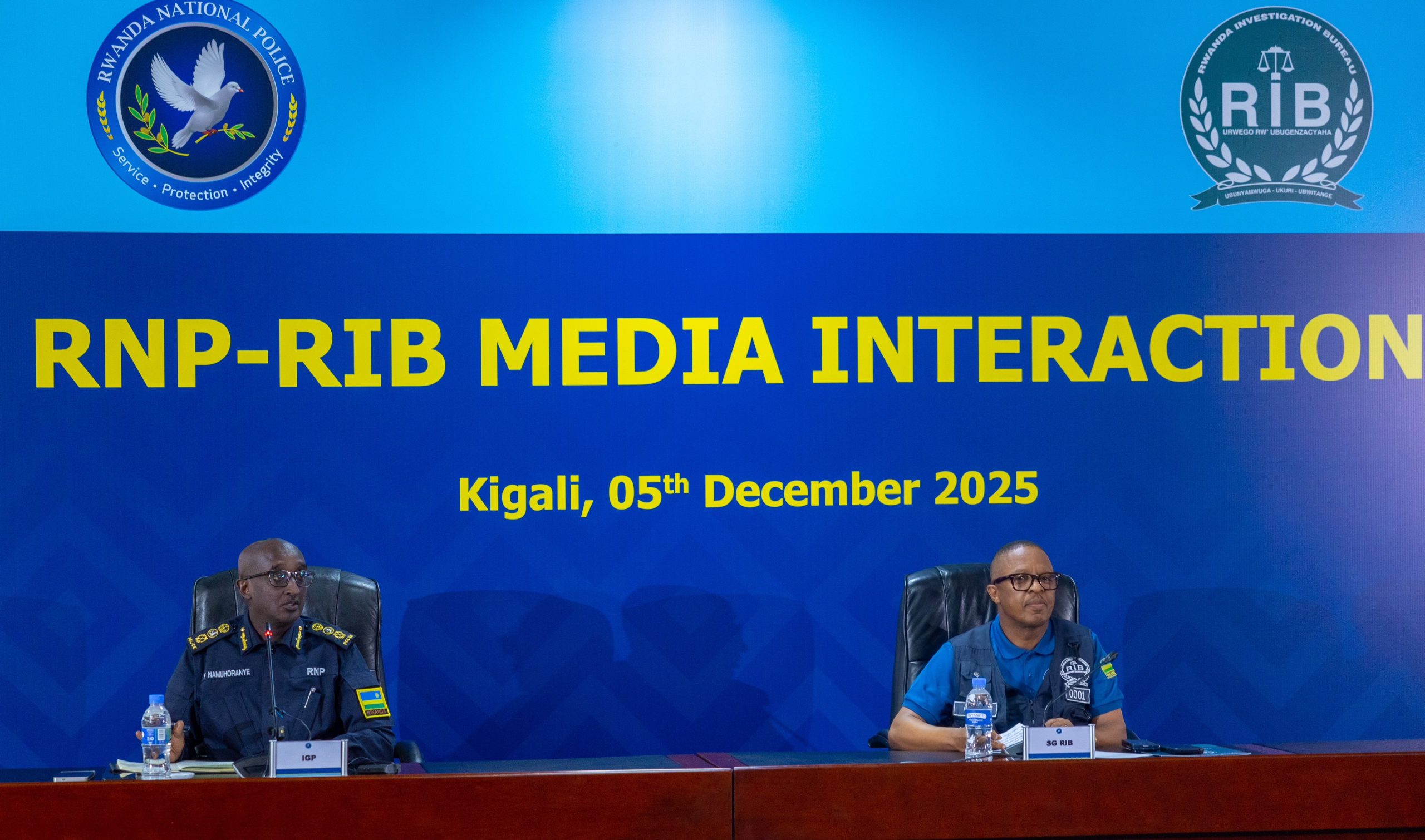 La Police du Rwanda annonce une baisse de 15,7 % des crimes en 2025
