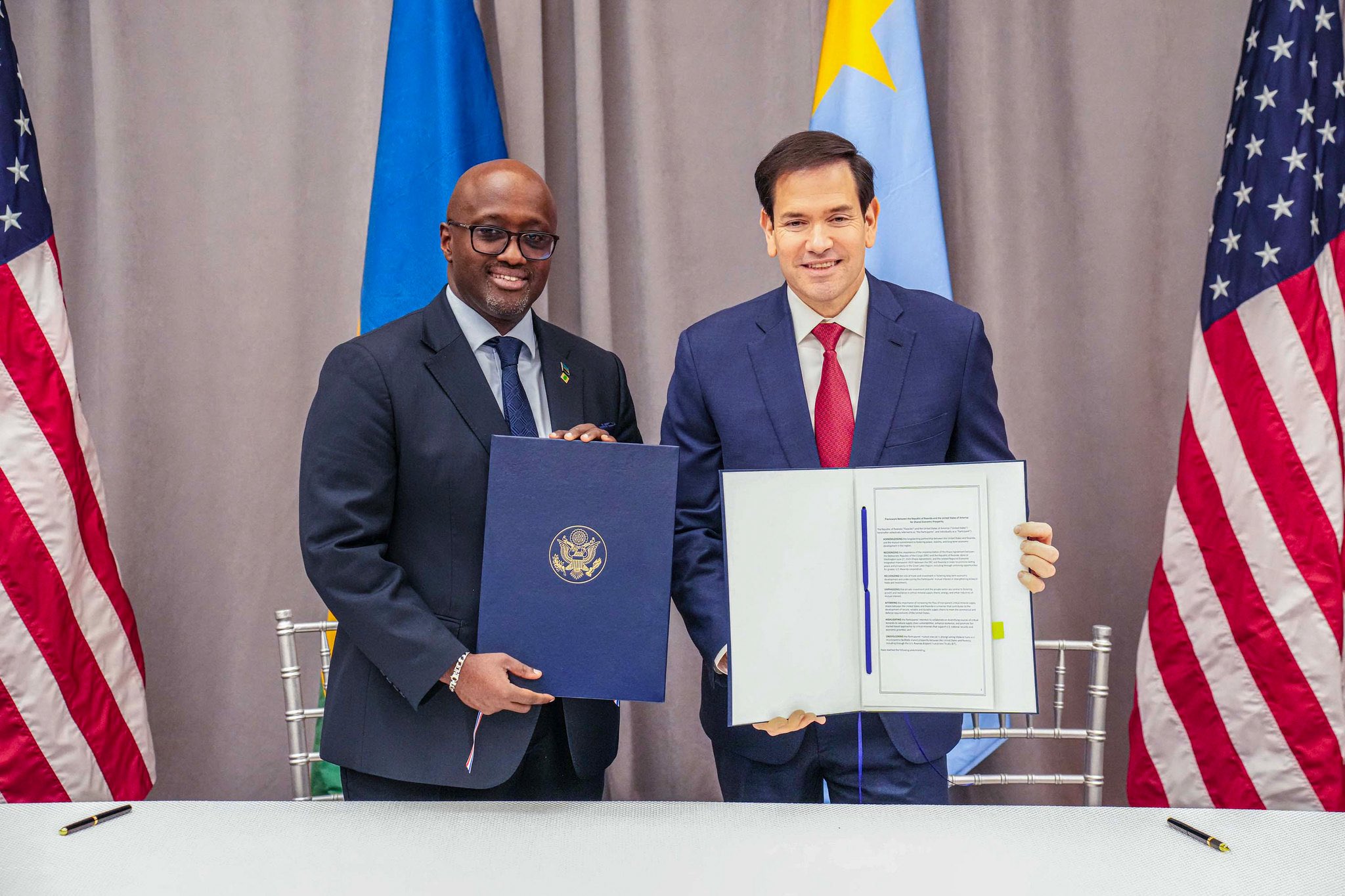 À Washington, le Rwanda scelle deux accords économiques majeurs avec les États-Unis et la RDC
