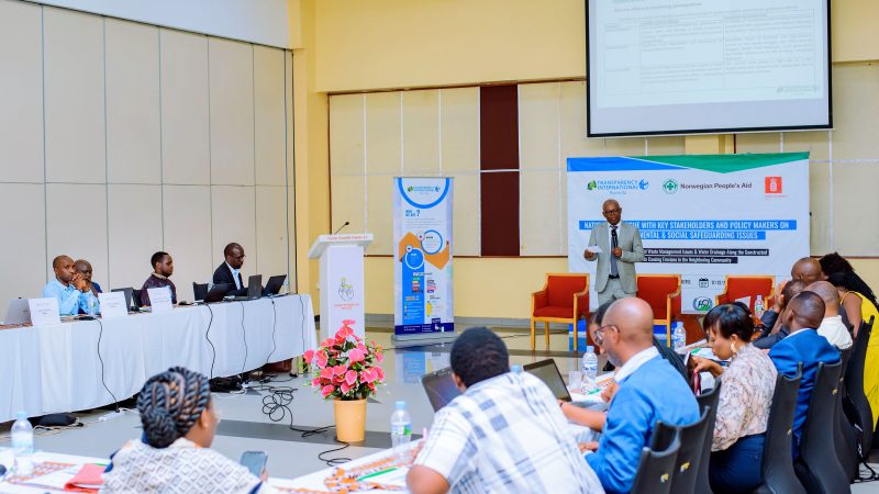 Transparency International Rwanda tire la sonnette d’alarme sur la mauvaise gestion des déchets et l’érosion
