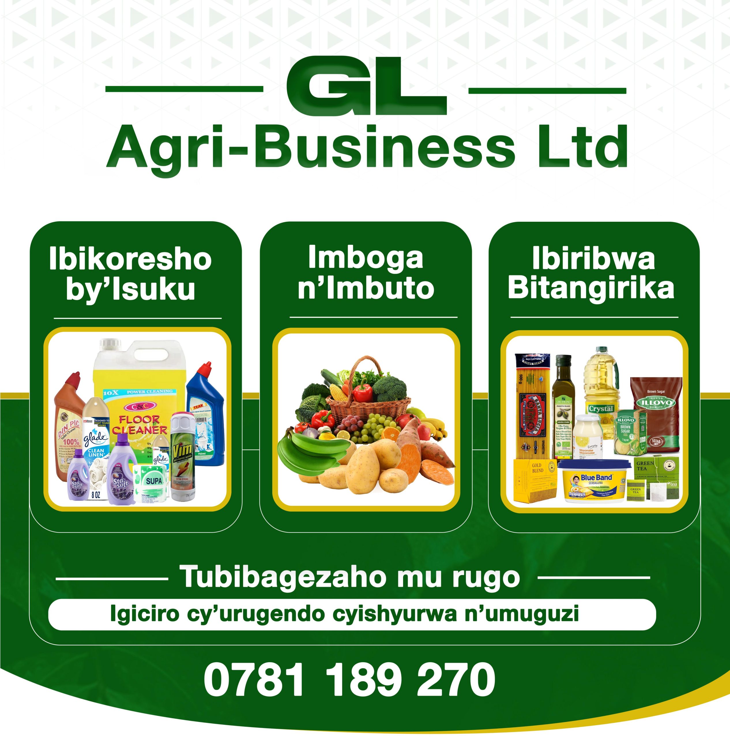 GL Agribusiness Ltd: Ibiribwa n’ibikoresho byiza bikugereho mu gihe cy’iminsi mikuru