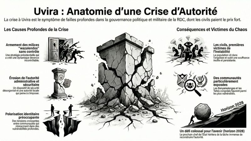Uvira: entre fragilité sécuritaire et crise d’autorité