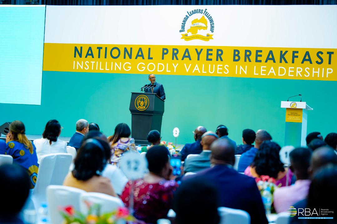 Déjeuner national de prière : Kagame appelle à la résilience des familles et du pays