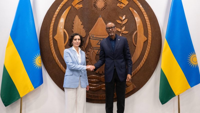 Le Président Kagame échange avec des responsables de l’Union européenne sur la crise sécuritaire et humanitaire en RDC