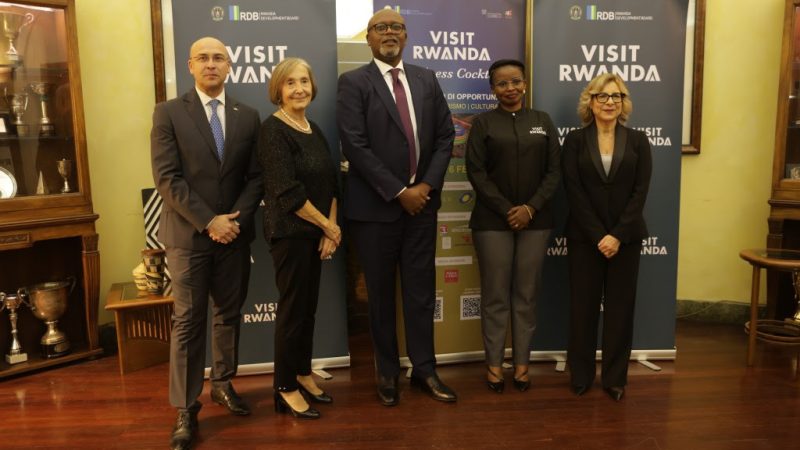 À Rome, un “Cocktail Visit Rwanda Business” met en lumière les opportunités d’investissement et de tourisme rwandais