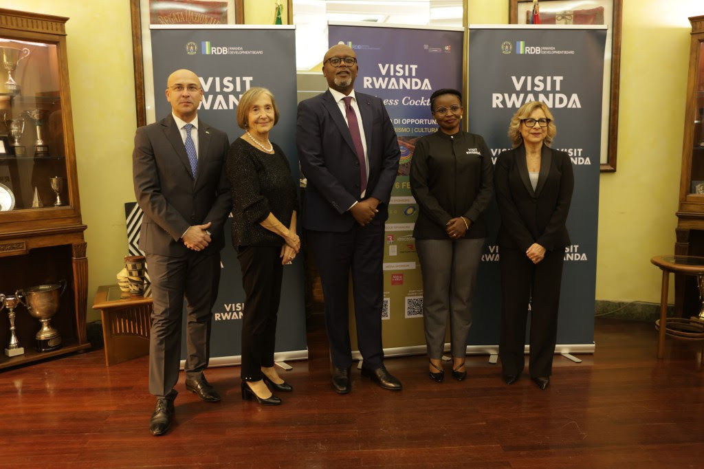 À Rome, un “Cocktail Visit Rwanda Business” met en lumière les opportunités d’investissement et de tourisme rwandais