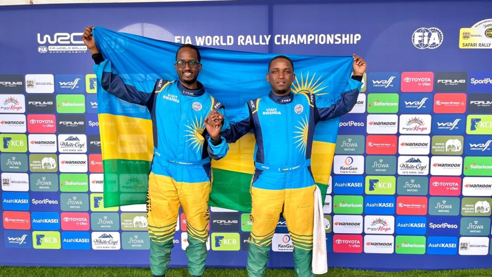 Safari Rally Kenya 2026: Kalimpinya et Kanangire portent les couleurs du Rwanda jusqu’à l’arrivée