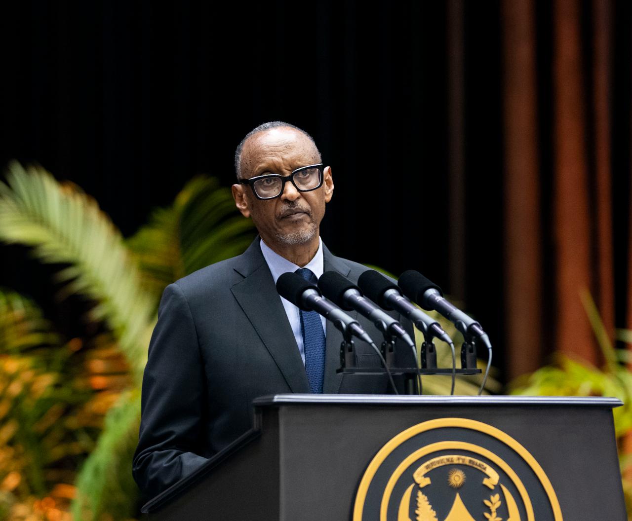 Le Rwanda lèvera ses mesures de défense si Kinshasa respecte l’accord de Washington – Le président Kagame au corps diplomatique
