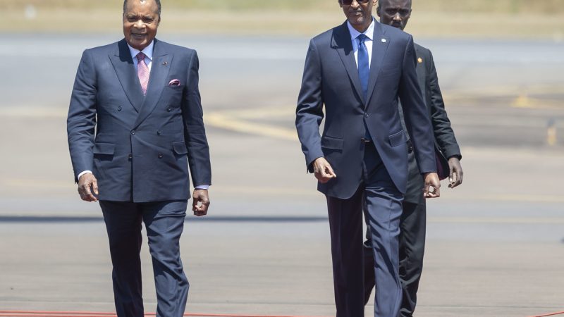Paul Kagame félicite Denis Sassou Nguesso pour sa réélection à la tête du Congo