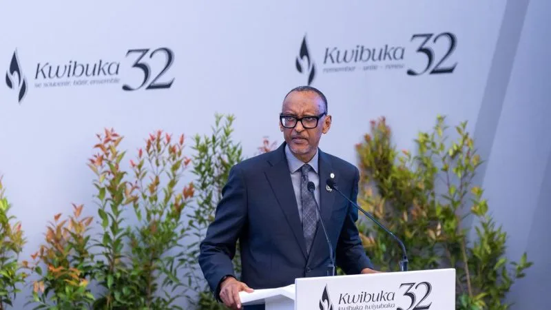 Le président Kagame a lancé la semaine de deuil national au site mémorial de Kigali