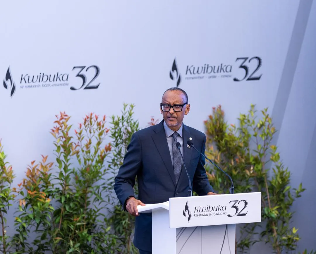 Le président Kagame a lancé la semaine de deuil national au site mémorial de Kigali