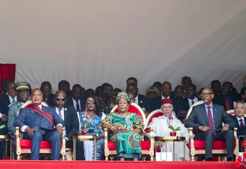 Denis Sassou Nguesso investi pour un nouveau mandat: Paul Kagame parmi les dirigeants africains présents à Brazzaville