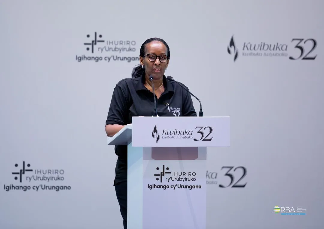 Kwibuka 32: “Le Rwanda a été libéré par des jeunes qui ont risqué leur vie” – Jeannette Kagame confie à la nouvelle génération la mission de préserver l’unité