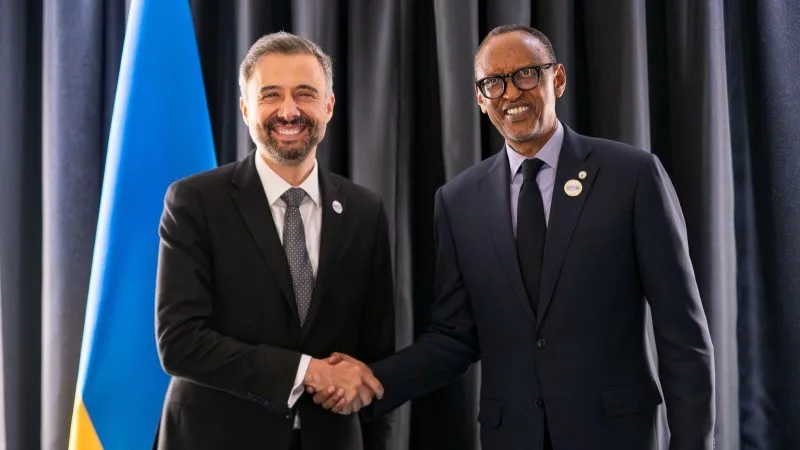 Rwanda–FIDA: Paul Kagame échange avec le président du FIDA Álvaro Lario sur le développement Agricole