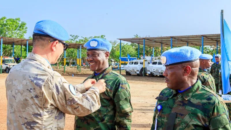 Les Casques bleus rwandais décorés de médailles de l’ONU pour service exemplaire au Soudan du Sud