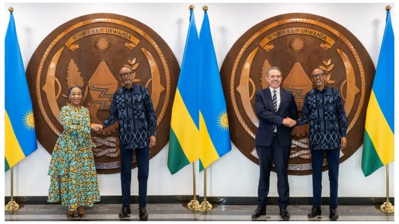 Diplomatie: Paul Kagame échange avec la secrétaire générale du Commonwealth et l’émissaire de l’Union européenne pour les Grands Lacs