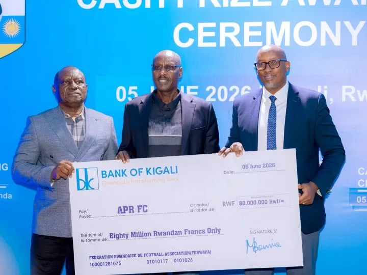 Football rwandais: la FERWAFA distribue 464 millions de francs aux clubs les plus performants de la saison