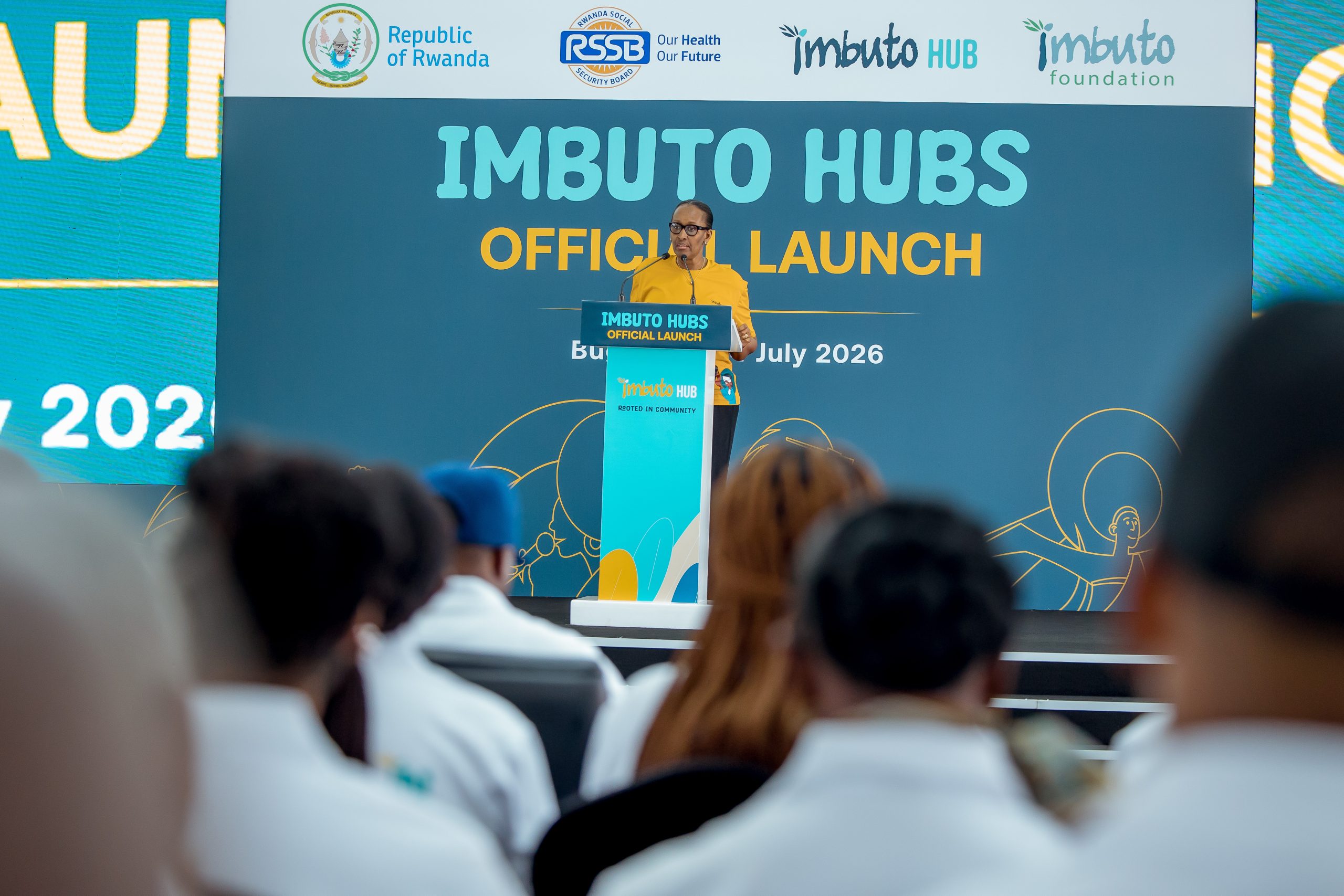 Madame Jeannette Kagame inaugure les premiers “Imbuto Hubs”, de nouveaux espaces communautaires au service de la jeunesse et des familles