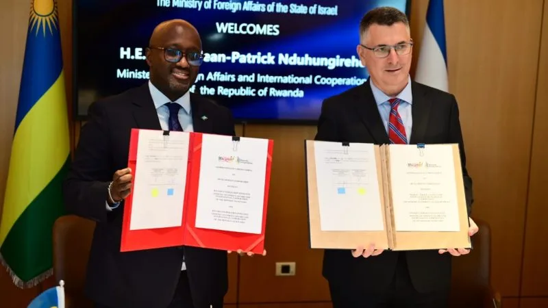 Rwanda–Israël: Kigali et Jérusalem renforcent leur partenariat par deux nouveaux accords de coopération