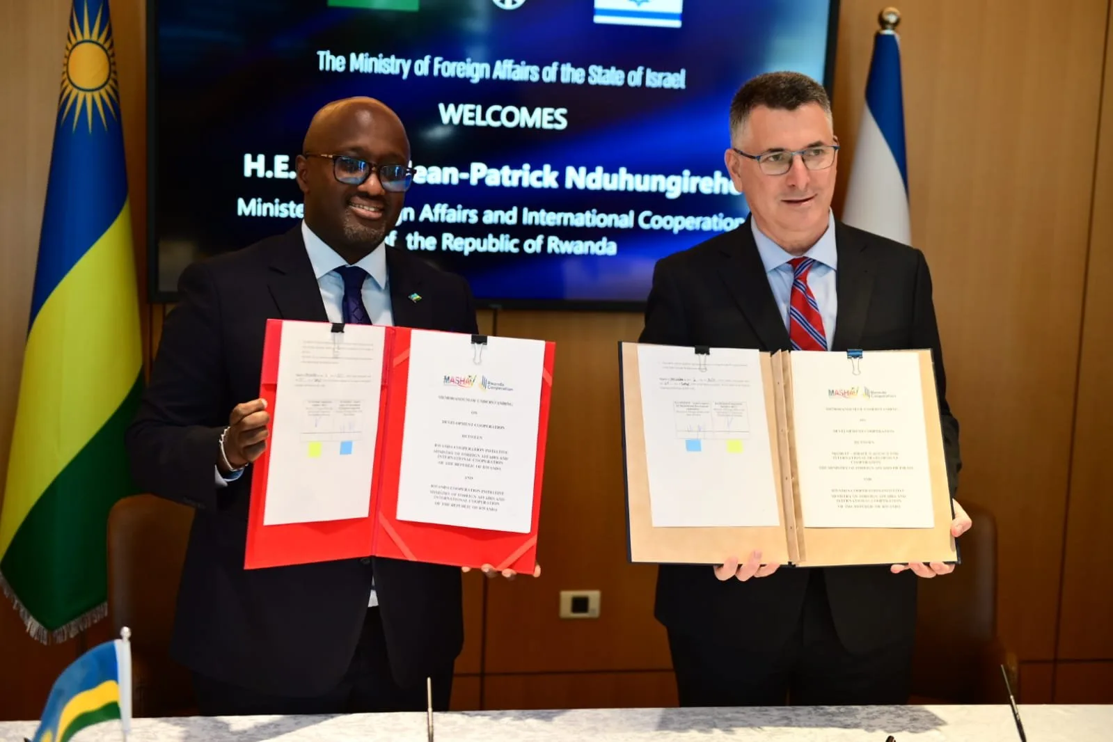 Rwanda–Israël: Kigali et Jérusalem renforcent leur partenariat par deux nouveaux accords de coopération
