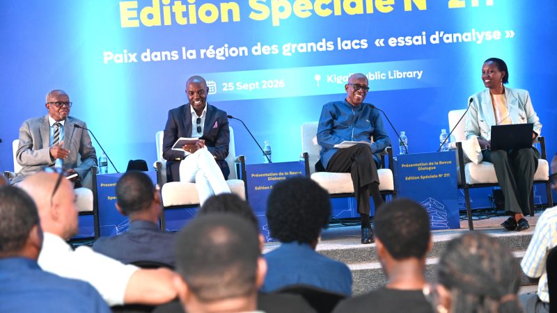 La revue Dialogue consacre son numéro spécial 211 aux défis de la paix dans la région des Grands Lacs