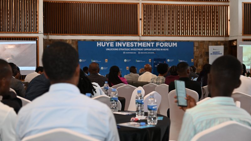 Huye: la zone industrielle de Sovu au cœur des opportunités d’investissement présentées aux opérateurs économiques