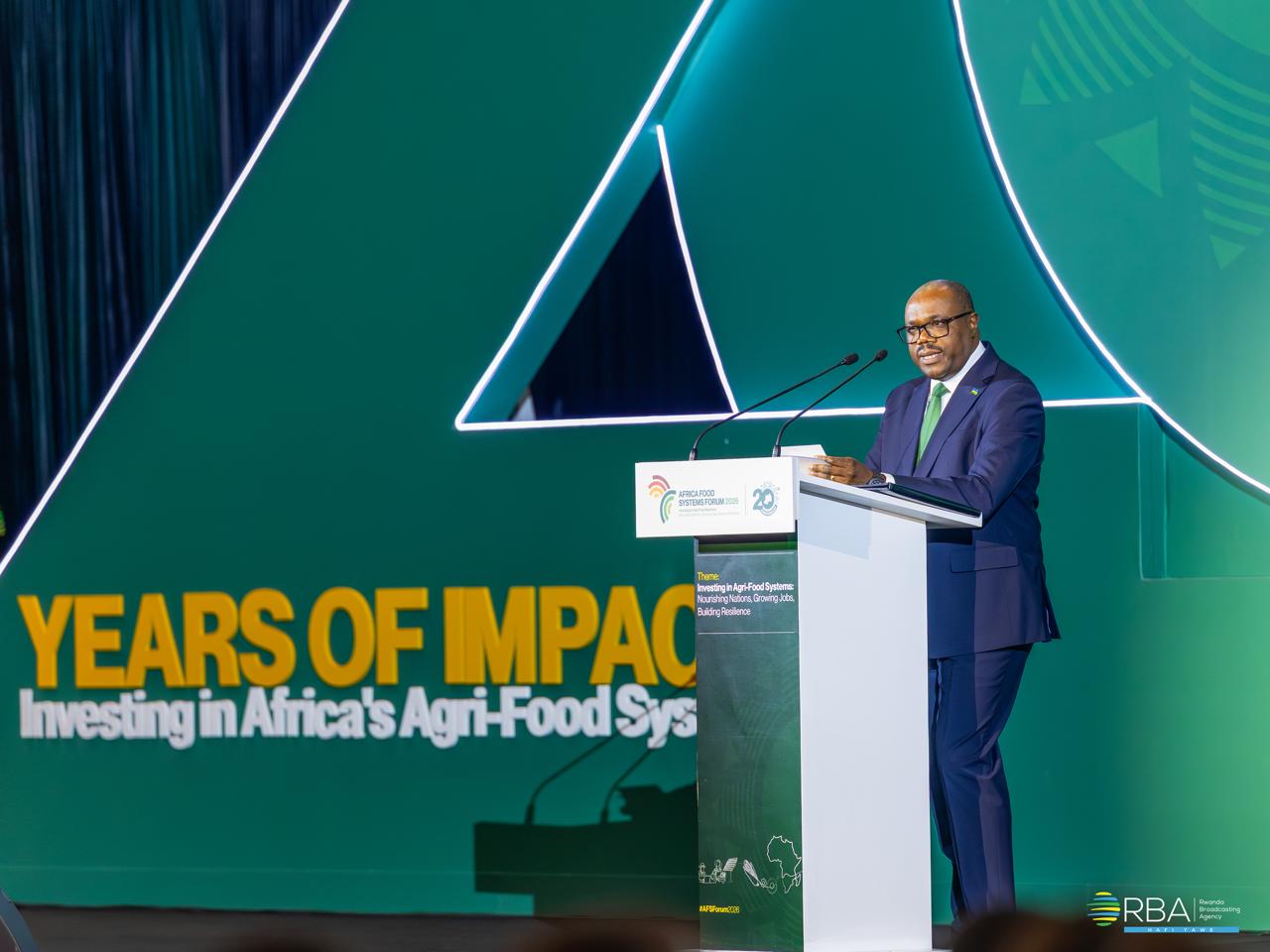 Forum africain sur les systèmes alimentaires: Le Premier Ministre Nsengiyumva appelle l’Afrique à transformer son potentiel agricole en prospérité