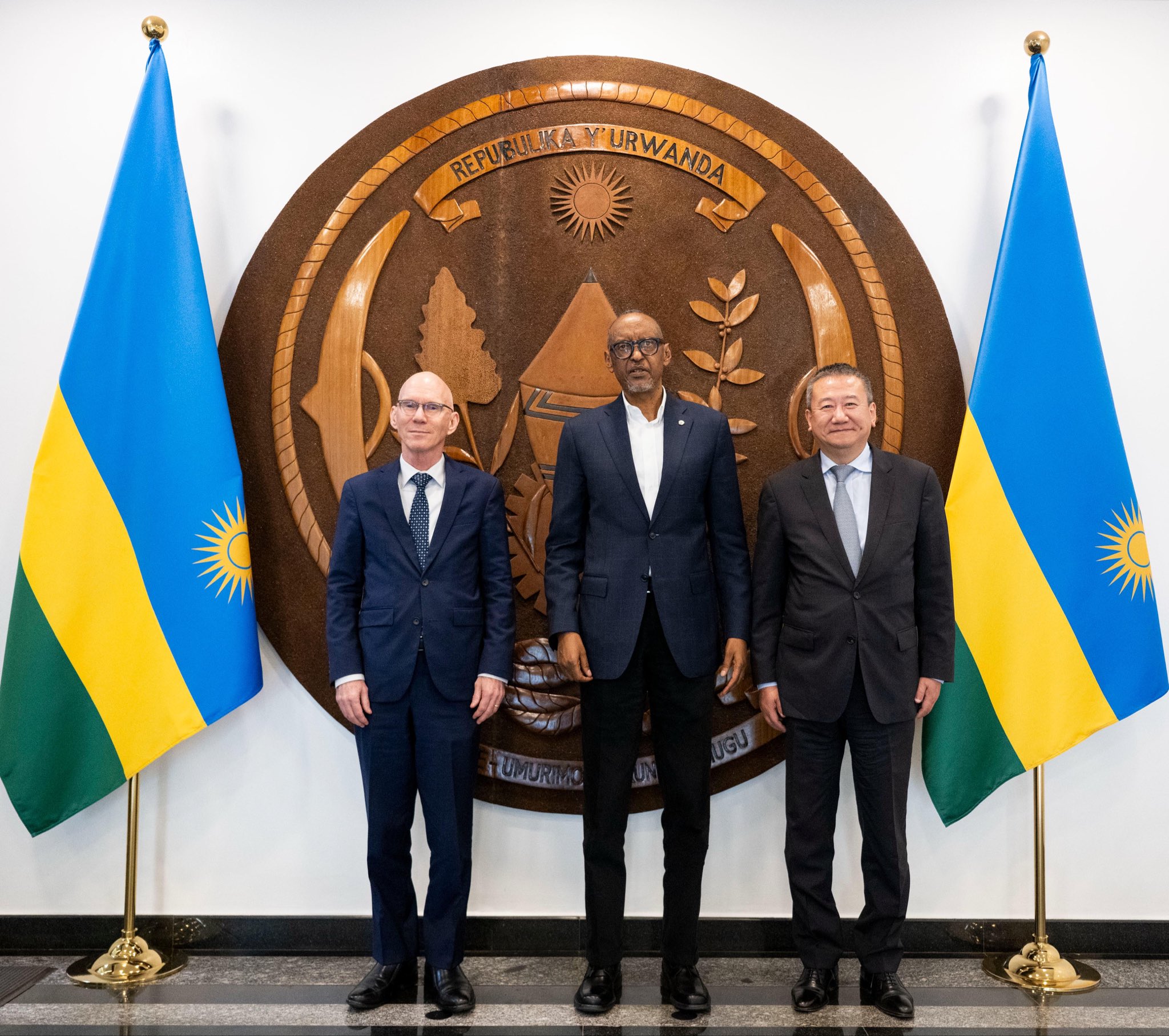 Est de la RDC: Le président Kagame reçoit James Swan au Village Urugwiro