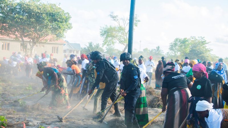 Cabo Delgado: Les forces de sécurité rwandaises participent à une activité de nettoyage à Palma