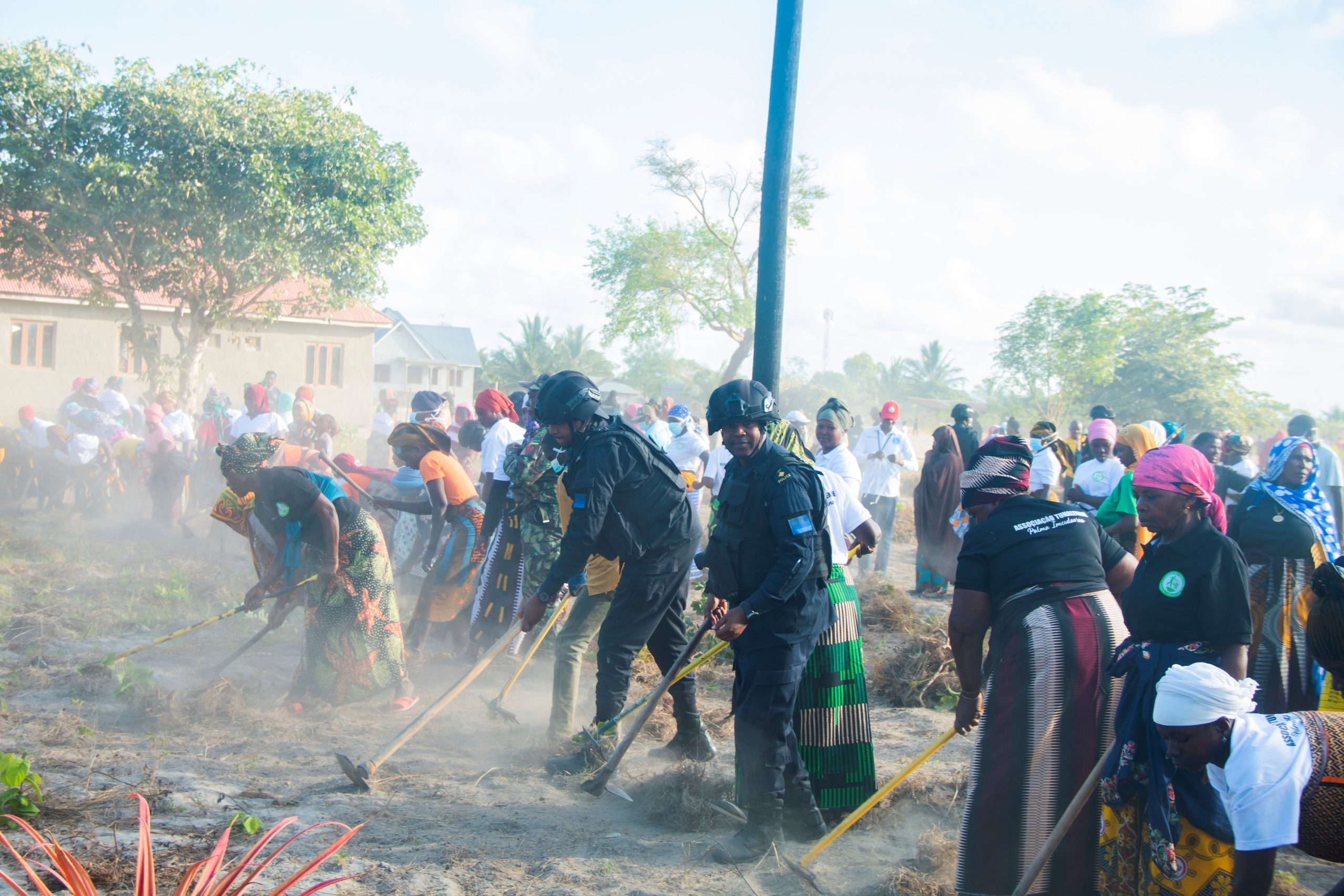 Cabo Delgado: Les forces de sécurité rwandaises participent à une activité de nettoyage à Palma