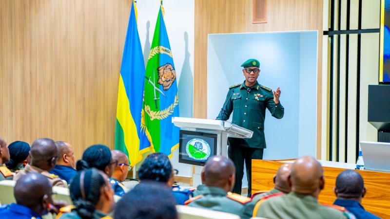 Une délégation du Collège de commandement et d’état-major de la Namibie en visite d’étude au Rwanda