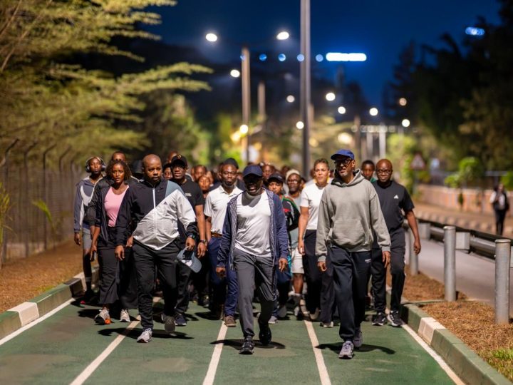 Les présidents Kagame et Wadagni partagent un jogging avec les habitants sur le Nyarutarama Green Carpet