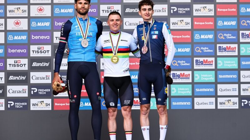 Cyclisme : Remco Evenepoel aux portes d’un record historique après Kigali et Montréal