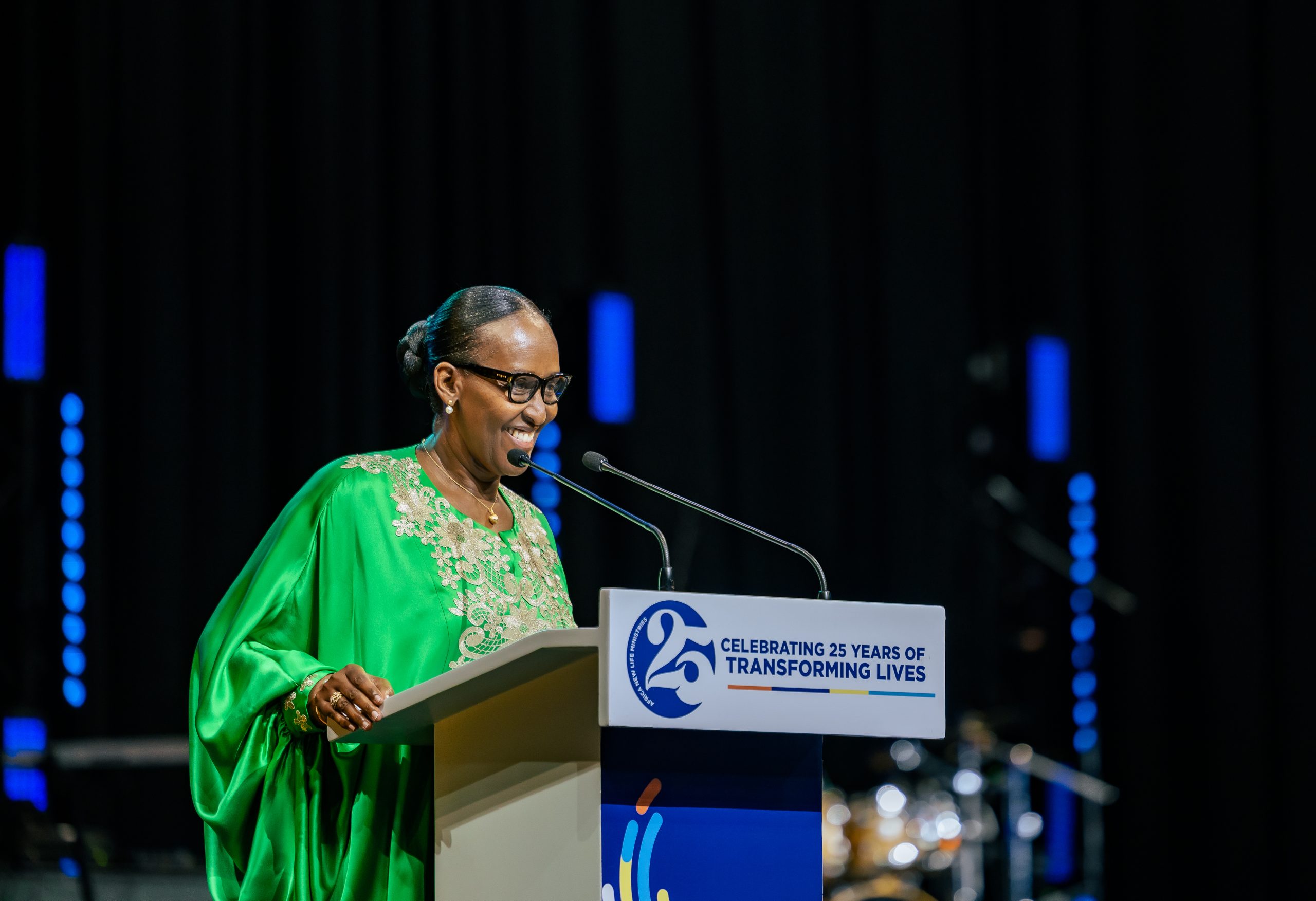 25ᵉ anniversaire d’Africa New Life Ministries: “La foi chrétienne doit se traduire par la solidarité et la dignité humaine”, Jeannette Kagame