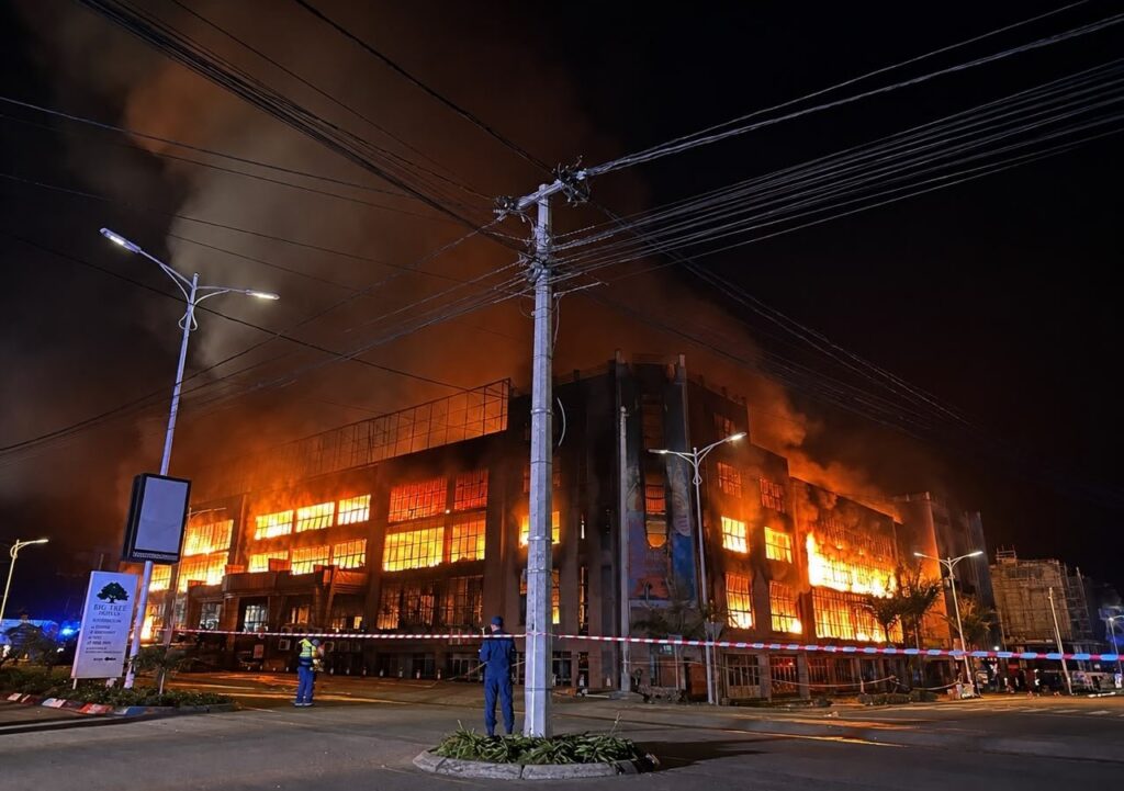 Incendie du marché GOICO à Musanze : le gouvernement promet son soutien à la réhabilitation