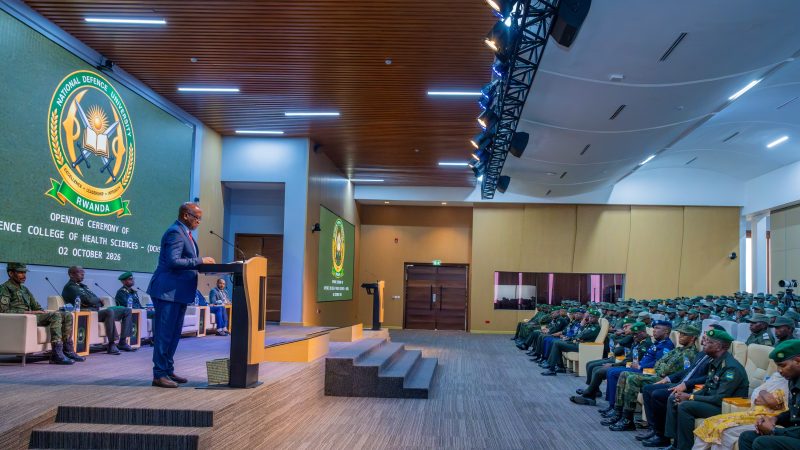 RDF: le “Defence College of Health Sciences” ouvre officiellement ses portes à Gako